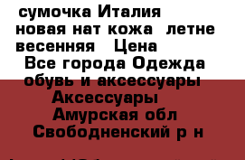 сумочка Италия Terrida  новая нат.кожа  летне -весенняя › Цена ­ 9 000 - Все города Одежда, обувь и аксессуары » Аксессуары   . Амурская обл.,Свободненский р-н